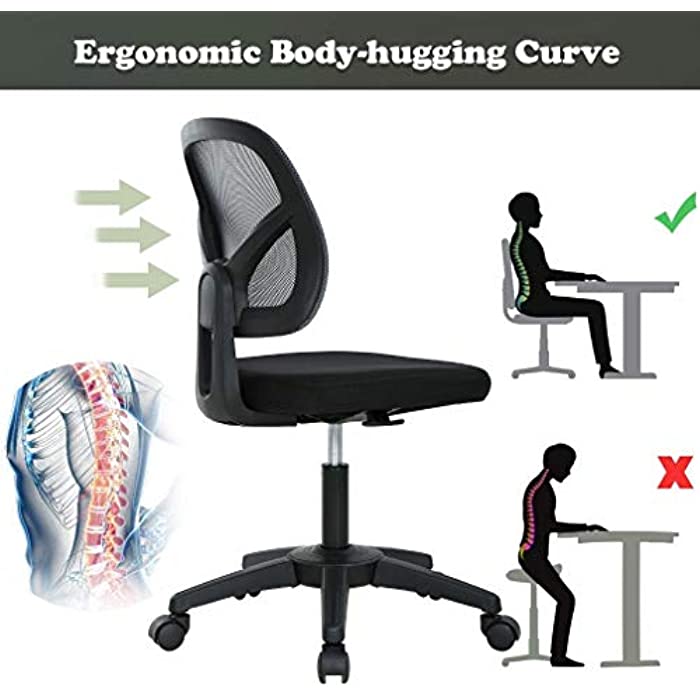 Office Chair Computer Chair Desk Chair with Lumbar Support Mesh