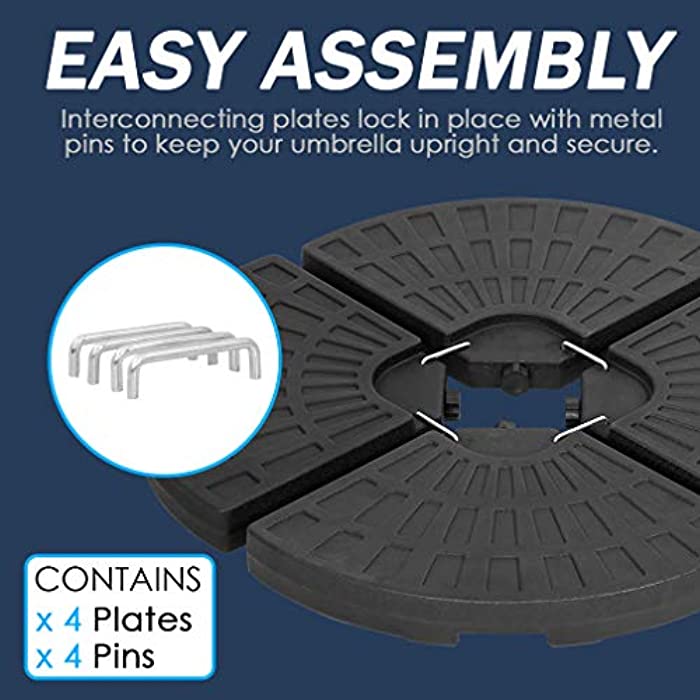 Umbrella Base Stand Patio Umbrella Base Cantilever Offset Umbrella Base Fan Shaped HeavyDuty